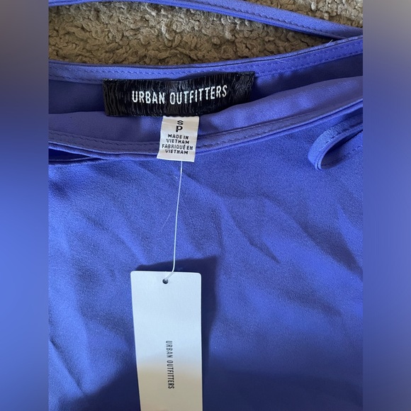 Urban Outfitters blue / purple mini skirt size small with lace on bottom NWT - Picture 9 of 13